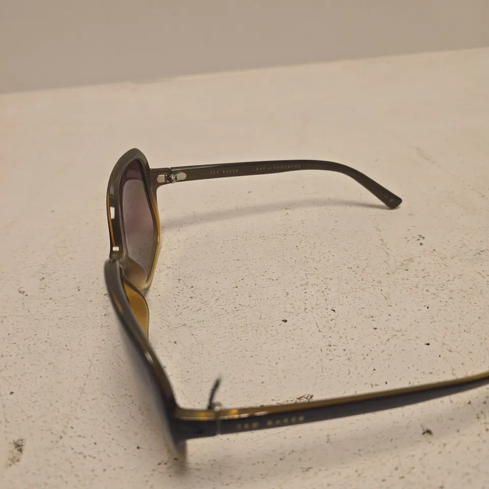 TED BAKER LONDON SUNGLASSES – TORTOISESHELL FRAME, WITH CASE 