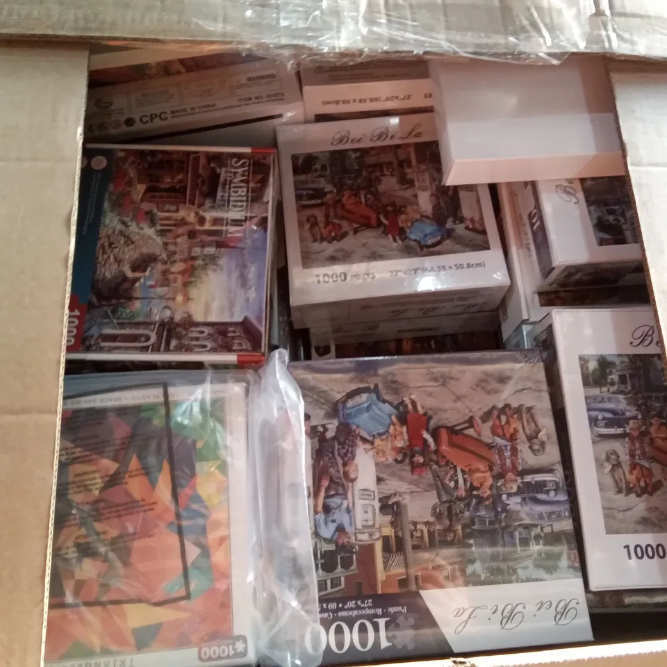 PALLET OF 2 BOXES CONTAINING PUZZLES