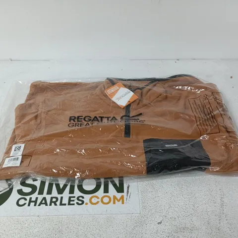 REGATTA FRANKIE HALF ZIP FLEECE GLAZED GINGE LARGE