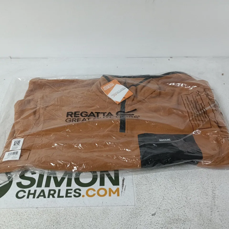 REGATTA FRANKIE HALF ZIP FLEECE GLAZED GINGE LARGE