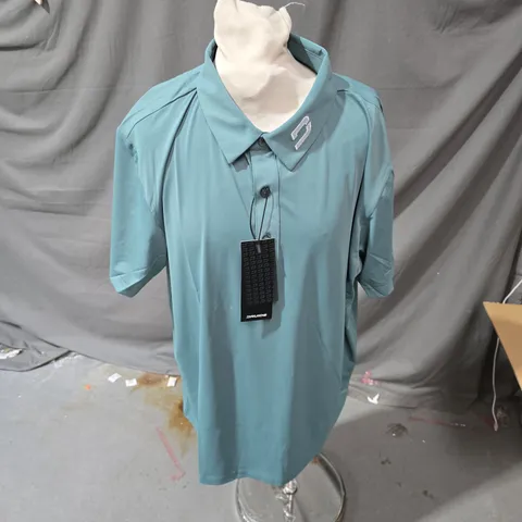 DRUIDS TEAL POLO SHIRT, MEN’S, XL 