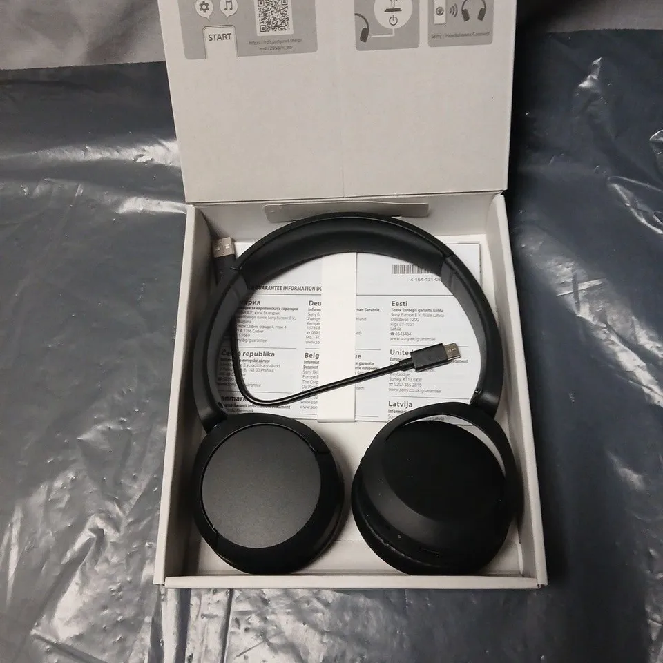 SONY WH-CH520 WIRELESS HEADPHONES – BOXED (BLACK)