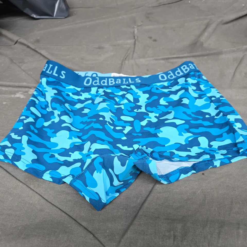ODDBALLS UNDERWEAR UK 12 (MEDIUM) – BLUE CAMOUFLAGE
