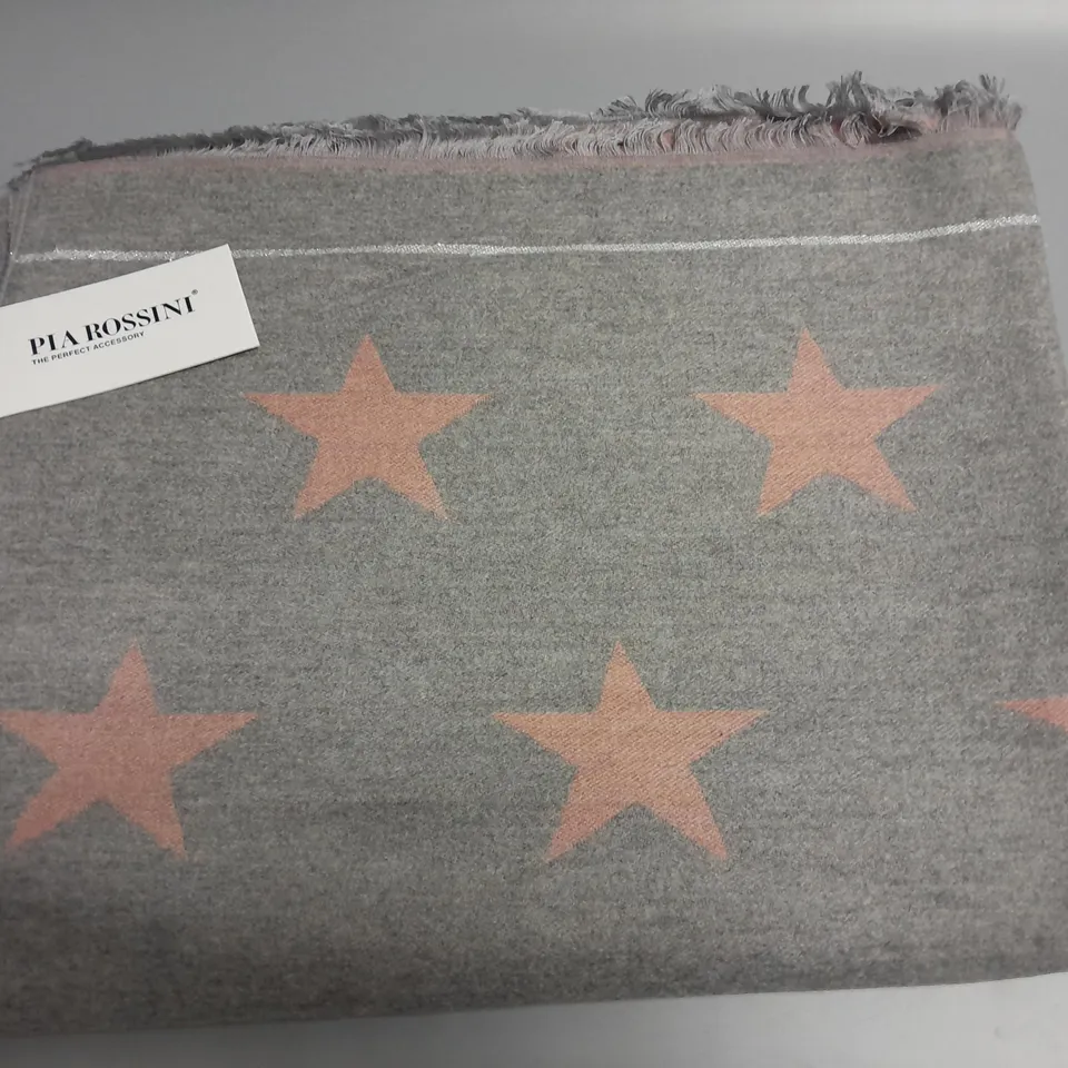 BRAND NEW BROWN PEPPER HANDBAGS PIA ROSSINI GAMER SCARF IN PINK
