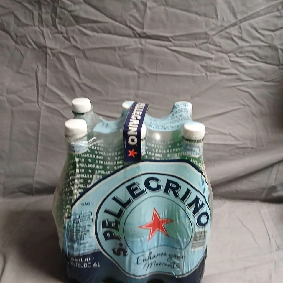 SAN PELLEGRINO SPARKLING WATER – 6 X 1L BOTTLES - COLLECTION ONLY 