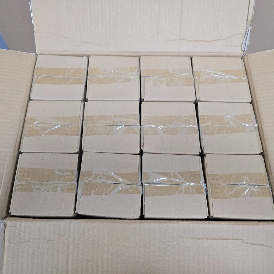 GISELA GRAHAM - CLEAR LARGE BOTTLE GLASS VASE - BOX OF APPROXIMATELY 12PCS 