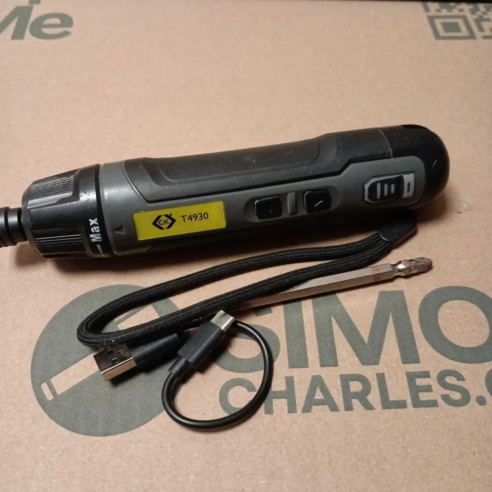 CK TOOLS T4930 L-DRIVER ELECTRIC SCREWDRIVER 