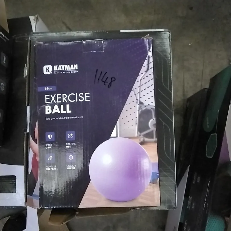 BOXED KAYMAN EXERCISE BALL - PURPLE