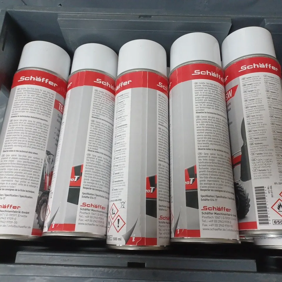 APPROXIMATELY 12 ASSORTED AEROSOLS TO INCLUDE TELE-GLIDE SW, DOVE GO FRESH, MR MUSCLE OVEN CLEANER, ETC - COLLECTION ONLY