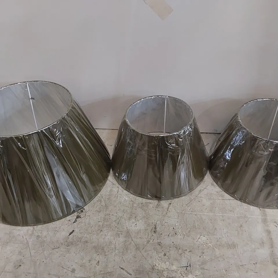 SET OF 3 EMPIRE LAMP SHADES // SIZES VARY