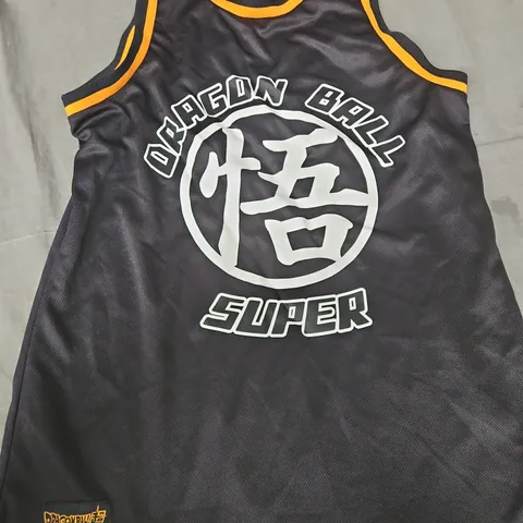 DRAGONBALL Z BLACK SPORTS VEST - 14/15 YEARS 170CM