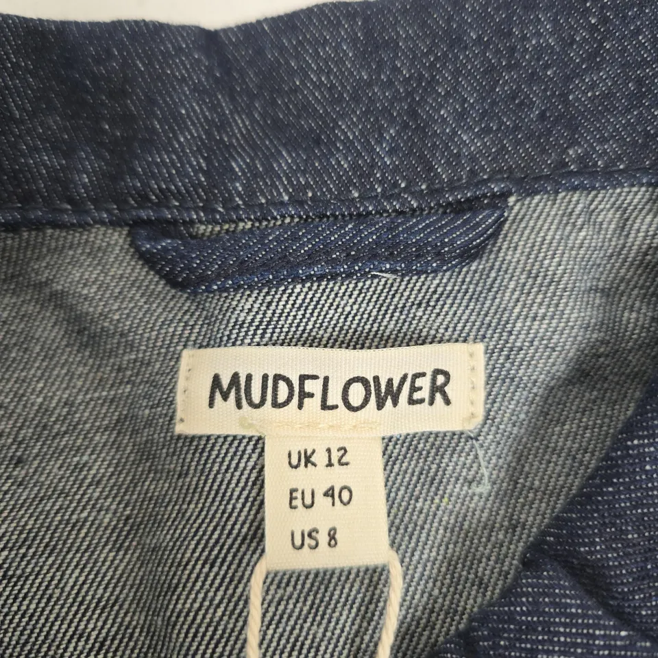 MUDFLOWER DENIM JACKET – UK 12 (EU 40, US 8)