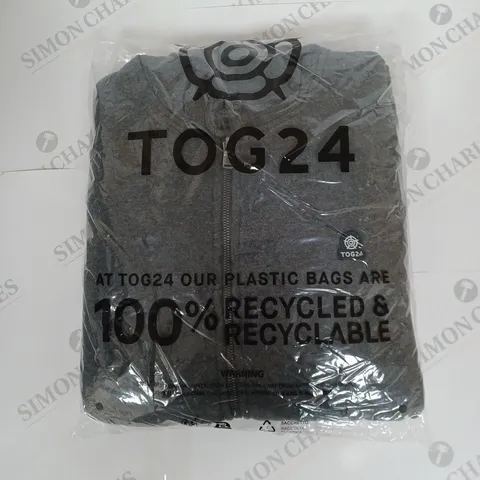 TOG 24 TIMBLE ZIP THROUGH HOODIE IN GREY SIZE L