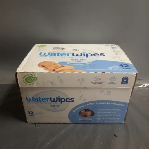 BOXED WATERWIPES 12PACK BABY WIPES