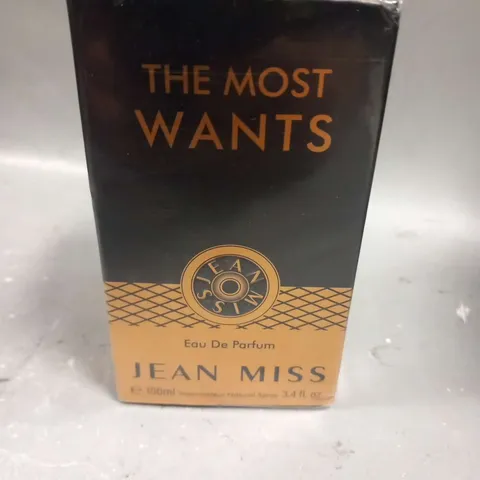 BOXED AND SEALED THE MOST WANTS EAU DE PARFUM JEAN MISS 100ML