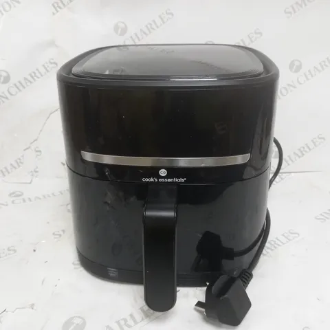 BOXED COOK'S ESSENTIALS 4L AIR FRYER IN BLACK
