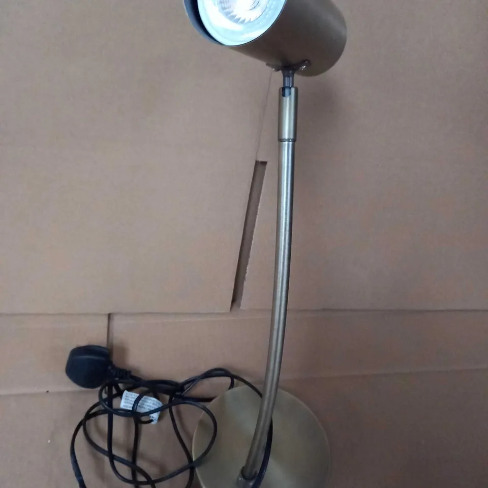JOHN LEWIS ANTIQUE BRASS TABLE TASK LAMP
