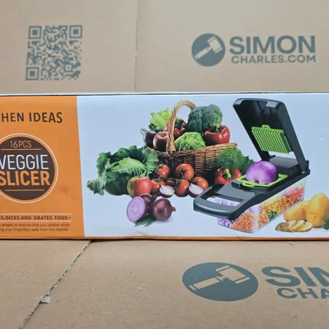 VEGGIE SLICER – 16-PIECE KITCHEN GADGET