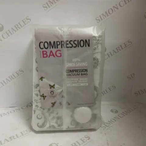 PERIEA SET OF 5 LARGE PRINTED COMPRESSION STORAGE BAGS