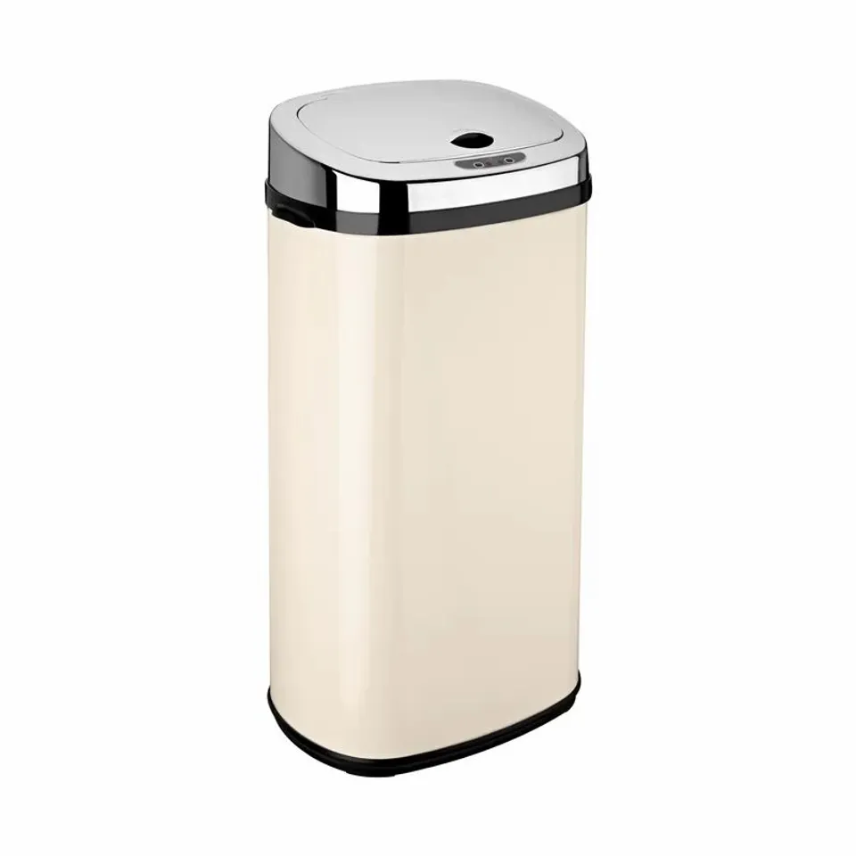 STEEL 42 LITRE MOTION SENSOR RUBBISH BIN 
