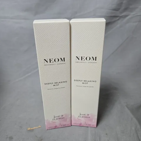 NEOM ORGANICS DEEPLY RELAXING MIST β SET OF 2 X 100ML
