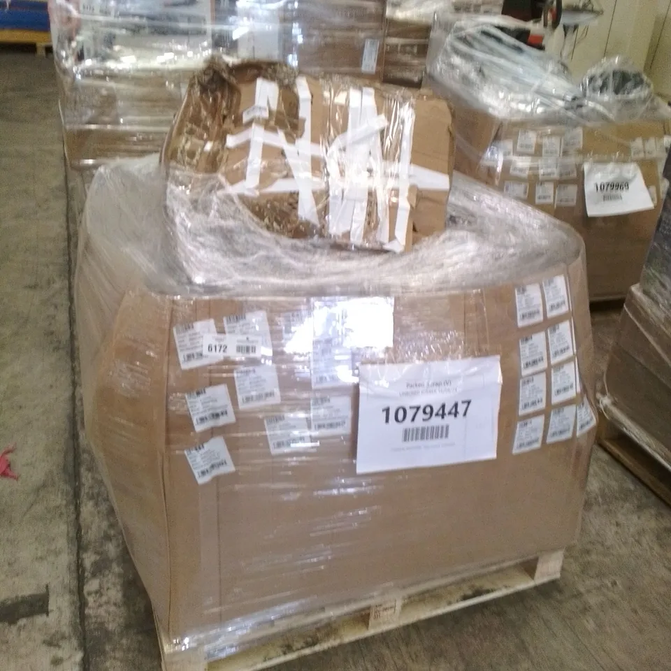 PALLET OF APPROXIMATELY 20 UNPROCESSED RAW RETURN HOUSEHOLD AND ELECTRICAL GOODS TO INCLUDE;