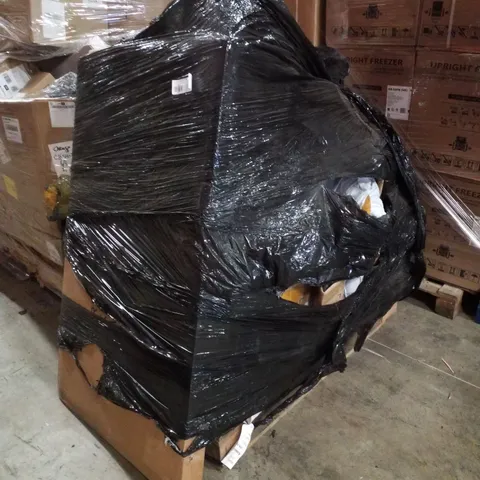 PALLET CONTAINING ASSORTED PRODUCTS INCLUDING ELECTRIC HOT PLATE, KIDS 14" BIKE & WHITE DINING TABLE