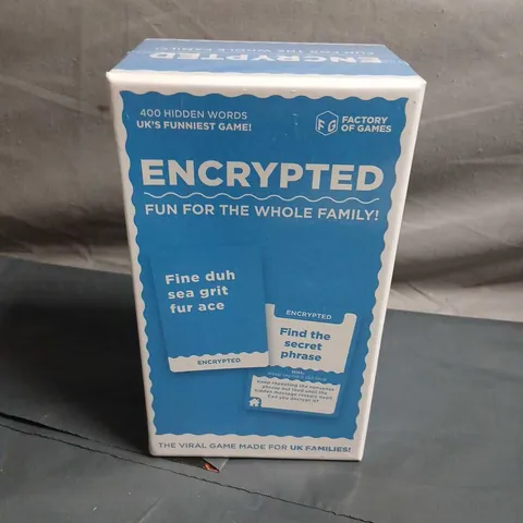 ENCRYPTED BOARD GAME – BOXED, FACTORY OF GAMES