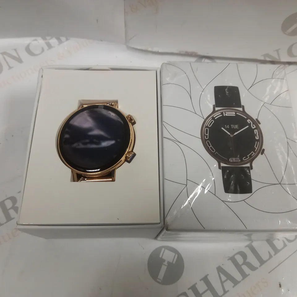 BOXED SMARTWATCH IN IN GOLD COLOUR