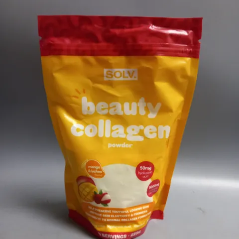 SOLV. BEAUTY COLLAGEN POWDER 225G MANGO & LYCHEE