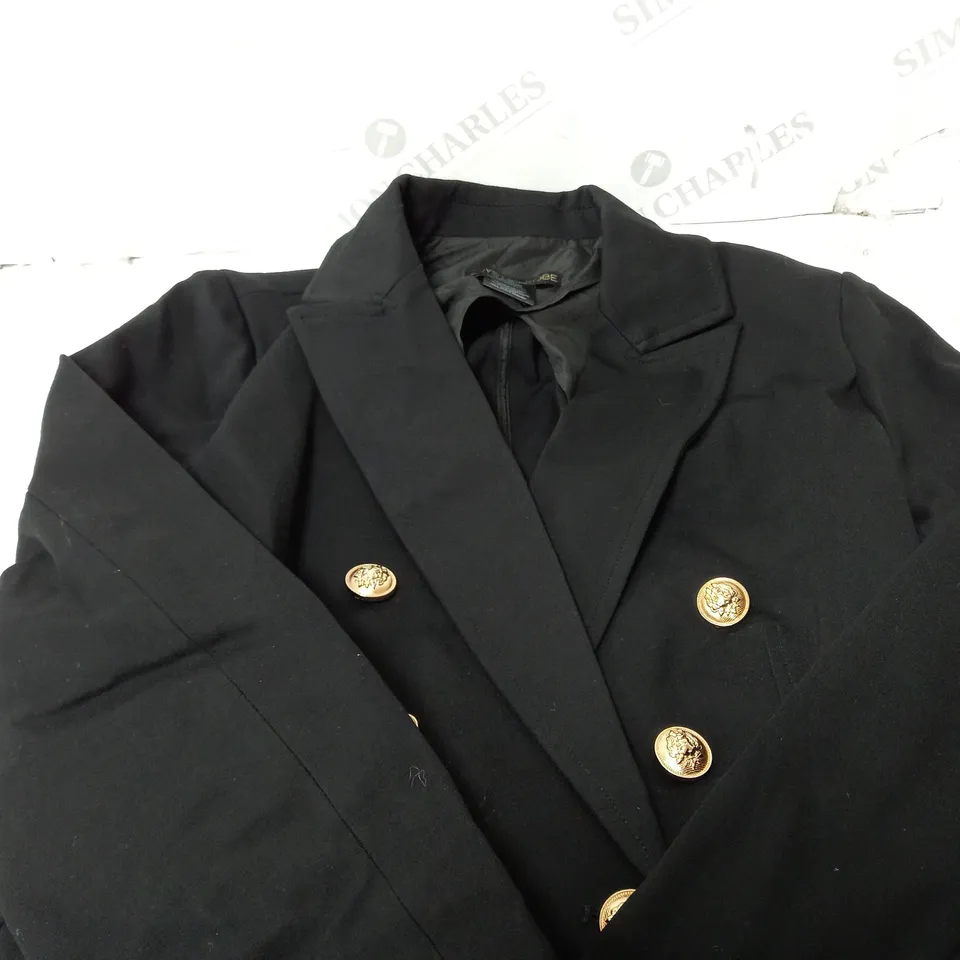 CRYSTAL KOBE KNIT BLAZER BLACK MEDIUM