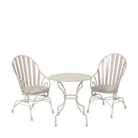 INNOVATORS SUNBURST ROCKER 2 CHAIR 1 TABLE BISTRO SET (2 BOXES)