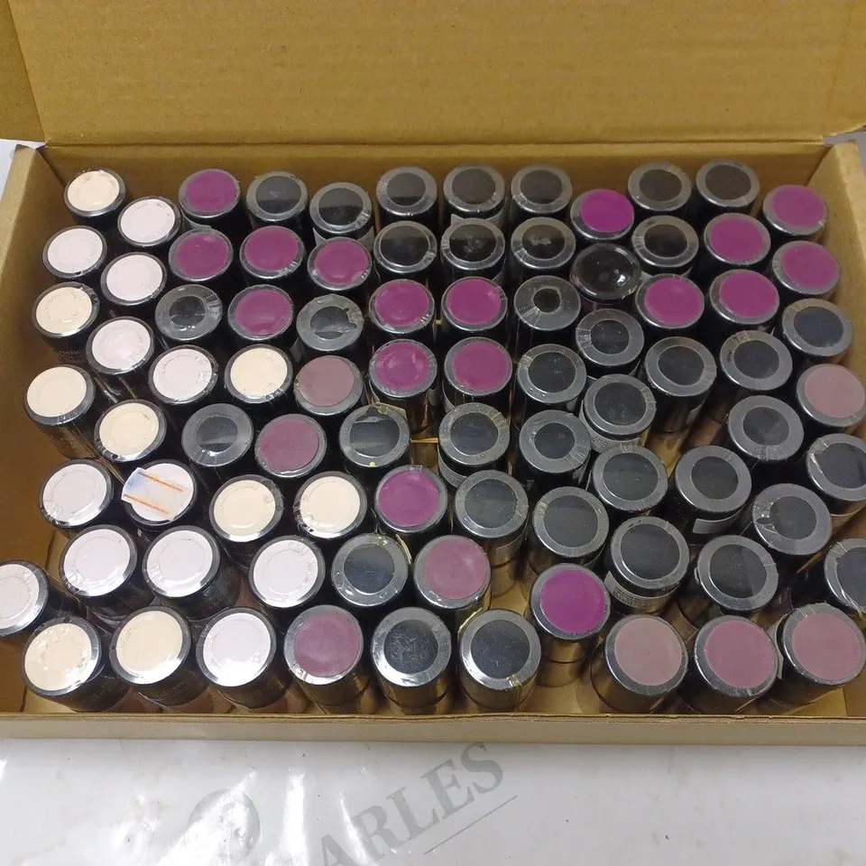 BOX OF APPROXIMATELY 75 X 8ML VIALS OF ALESSANDRO STRIPLAC NAIL POLISH IN FRENCH ROSÉ, ROUGE NOIR