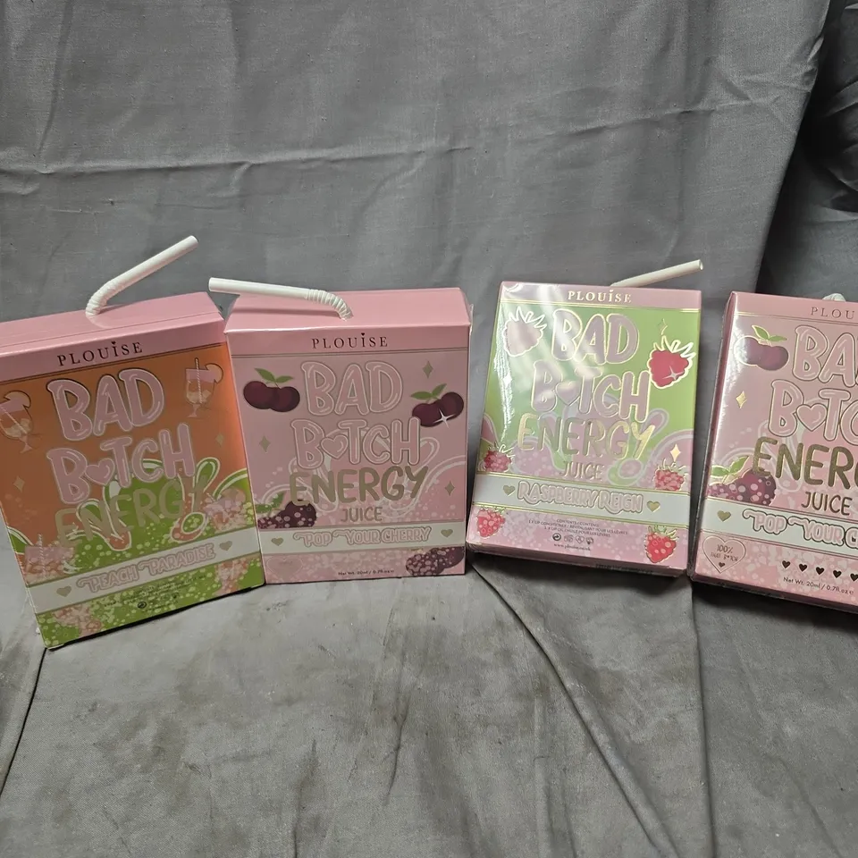 BOXED P.LOUISE 4PC GIFTSET TO INCLUDE 4 LIP OIL & CONDITIONER SETS