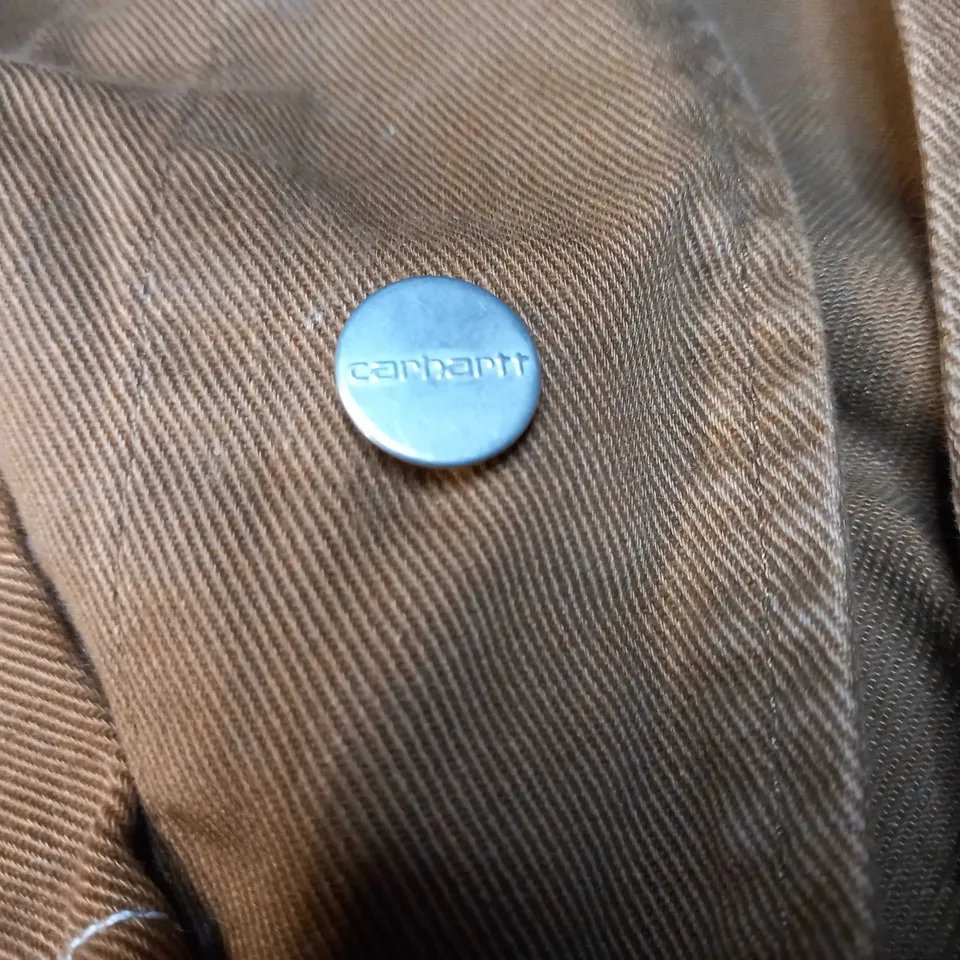 CARHARTT TAN BUTTON THROUGH SHAKET - SMALL