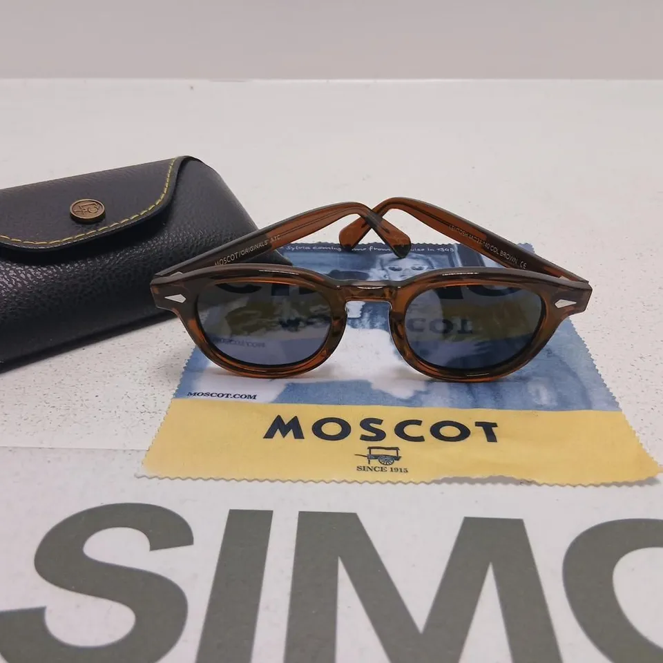 MOSCOT LEMTOSH SUNGLASSES – BROWN TORTOISESHELL, NYC ORIGINALS