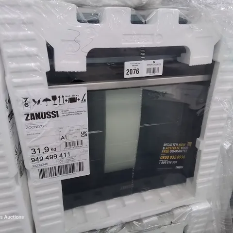 ZANUSSI SERIES 20 FANCOOK BUILT IN CATALYTIC SINGLE OVEN IN STAINLESS STEEL Model ZOCND7X1