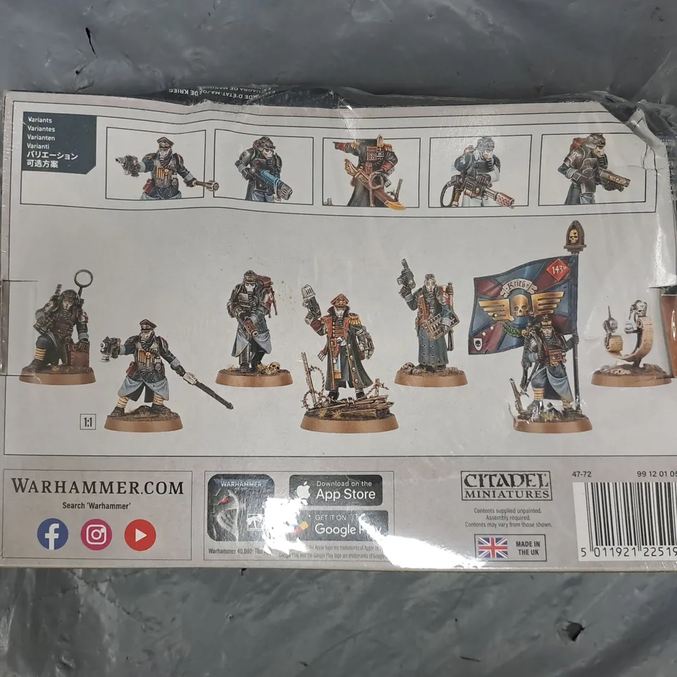 SEALED WARHAMMER 40K ASTRA MILITARUM KRIEG COMMAND SQUAD PACK OF 7 MINIATURES