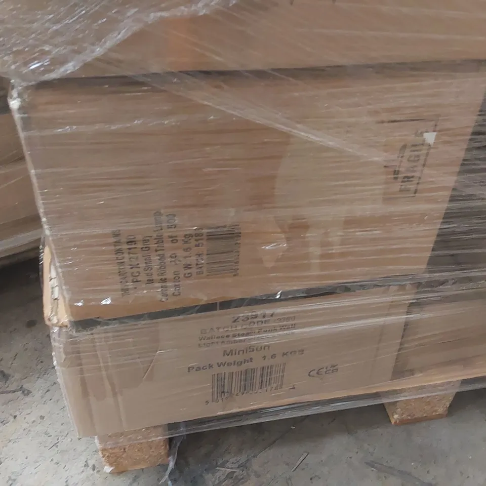 PALLET CONTAINING A LARGE QUANTITY OF ASSORTED LIGHTING PRODUCTS