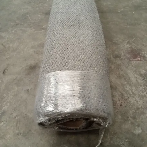 ROLL OF QUALITY RUGGED WAY 6122 SILVER CARPET // APPROX SIZE; 2.35 x 4m