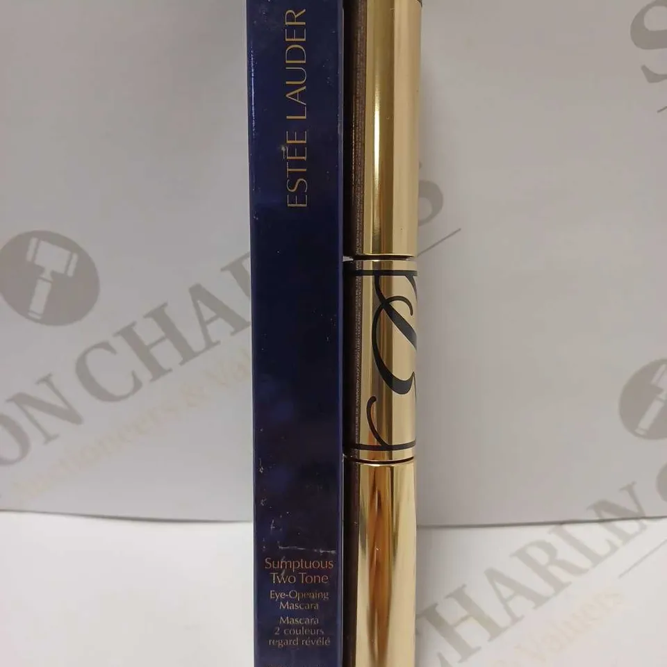 ESTEE LAUDER SUMPTUOUS TWO TONE EYE OPENING MASCARA - #01 BOLD BLACK / RICH BROWN
