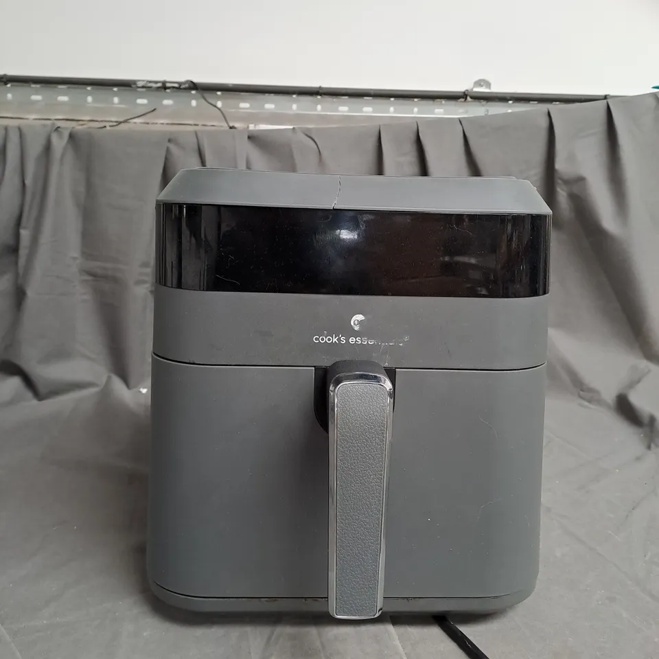 BOXED COOK'S ESSENTIALS 5.8L AIR FRYER IN SLATE GREY