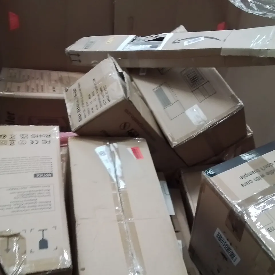 PALLET OF ASSORTED HOUSEHOLD GOODS AND PRODUCTS TO INCLUDE;KETTLEBELL,AIR COOLER,GAZEBO