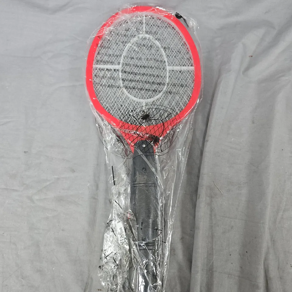 PINK ELECTRIC INSECT ZAPPER RACKET – HANDHELD FLY SWATTER (PLASTIC-WRAPPED)