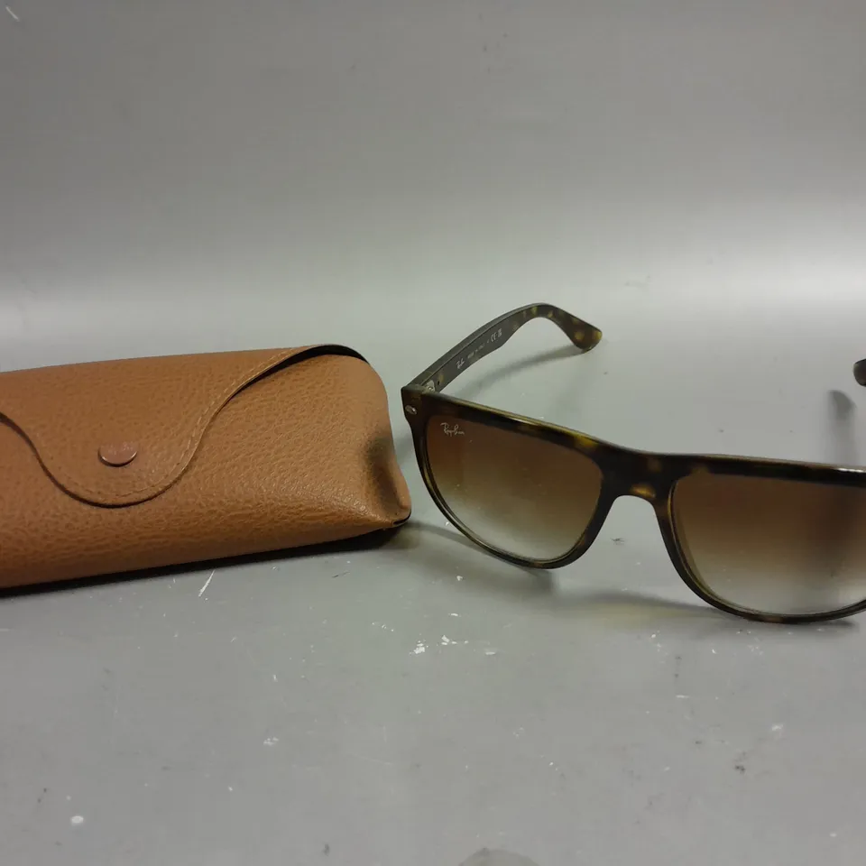 RAY-BAN RB4147 TORTOISE SHELL EFFECT SUNGLASSES