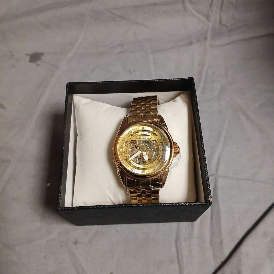BOXED GLOBENFELD FRAMEWORK AUTOMATIC WATCH