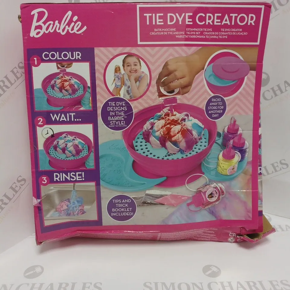 BOXED BARBIE TIE DYE CREATION STATION  RRP £19.99