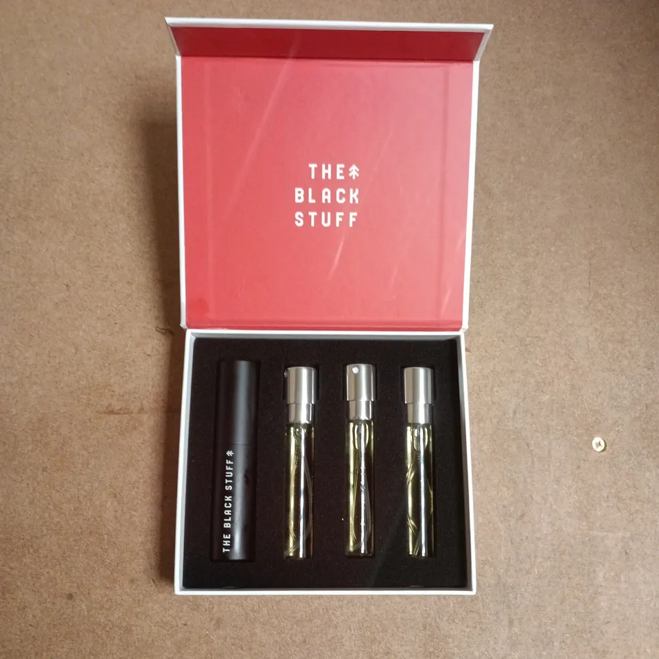 THE BLACK STUFF ESSENTIAL OIL EXTRAIT DE PARFUM (3 X SCENT VIALS)