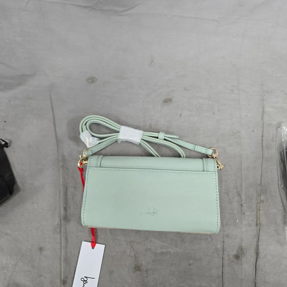 BEN DE LISI MINT GREEN CROSSBODY BAG 