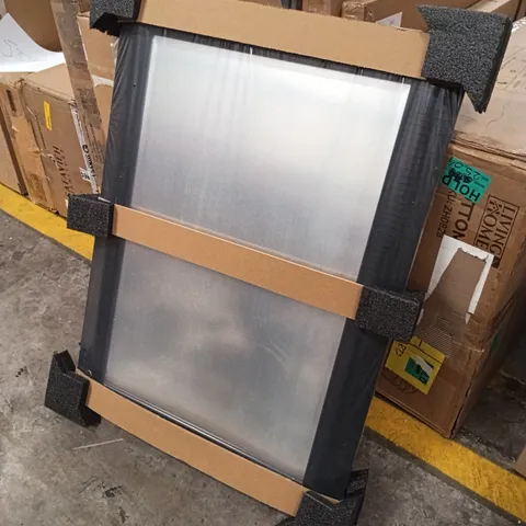 BOXED WALL MIRROR - BLACK (1 BOX)